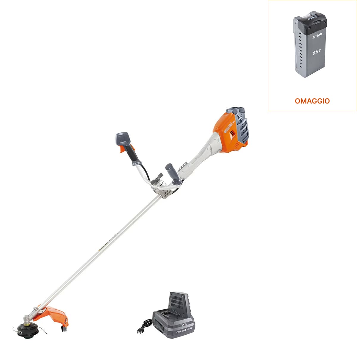 Decespugliatori a batteria BCi 530 T con batteria Bi 540 e caricabatterie CRG 520_1 | Oleo-Mac
