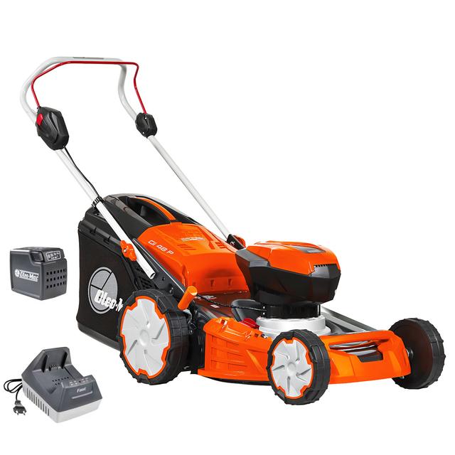 Tagliaerba a batteria Gi 48 P con batteria Bi 5,0 OM e caricabatterie FAST CRG | Oleo-Mac