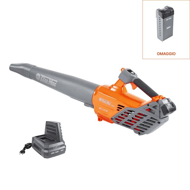 Soffiatori a batteria BVi 570 con batteria Bi 540 e caricabatterie CRG 520 | Oleo-Mac