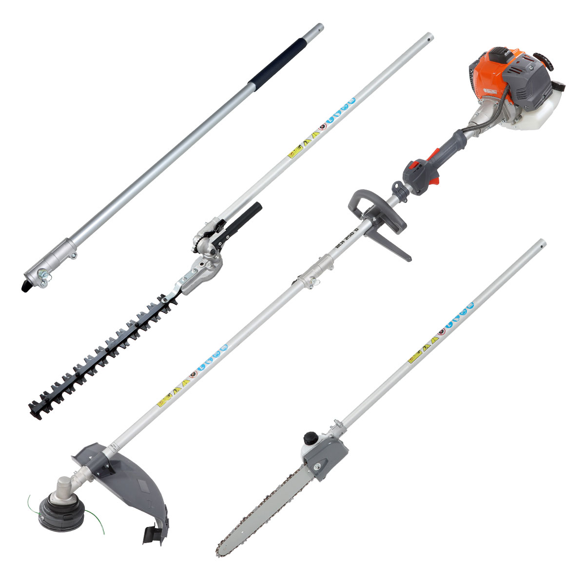 Oleo-Mac BCH 250 D - Kit con motore e 4 applicazioni