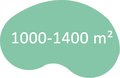 1000-1400 m² 1000-1400 m²